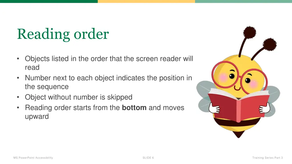 reading order