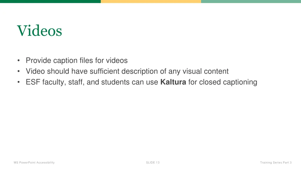 videos
