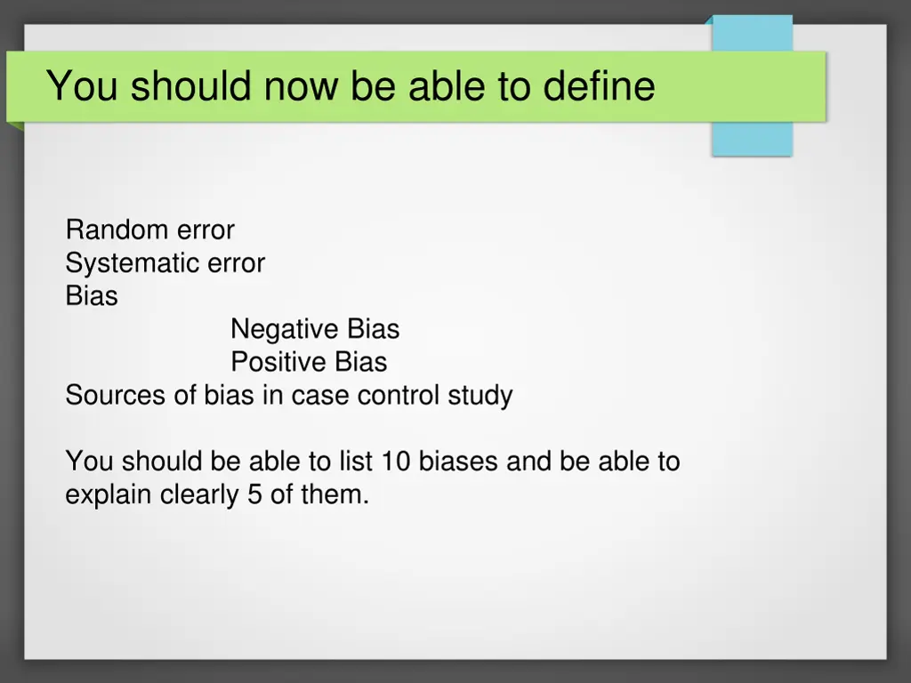 you should now be able to define