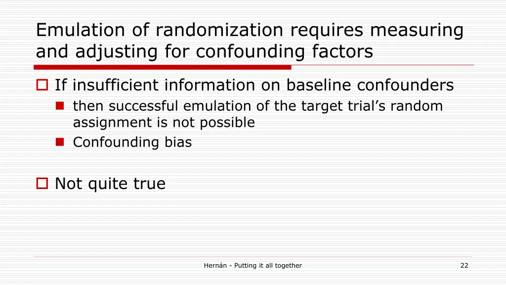 emulation of randomization requires measuring