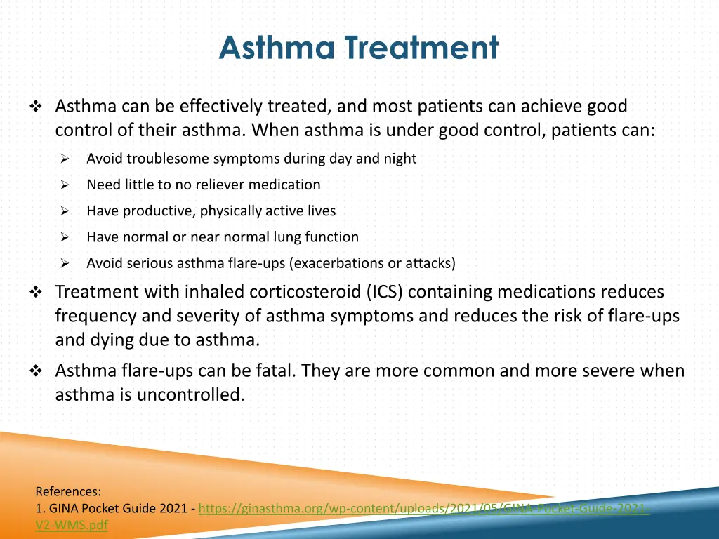 asthma treatment