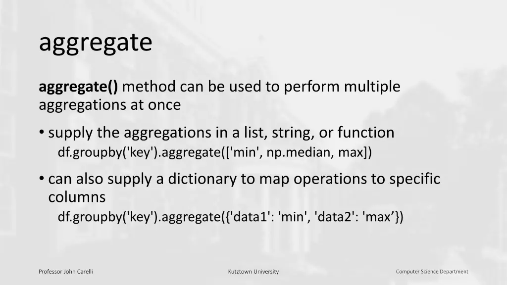 aggregate