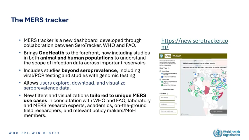 the mers tracker