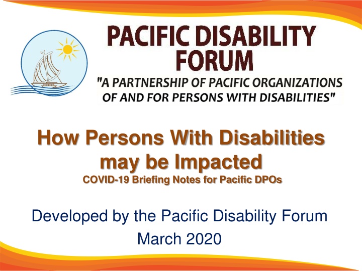 how persons with disabilities may be impacted