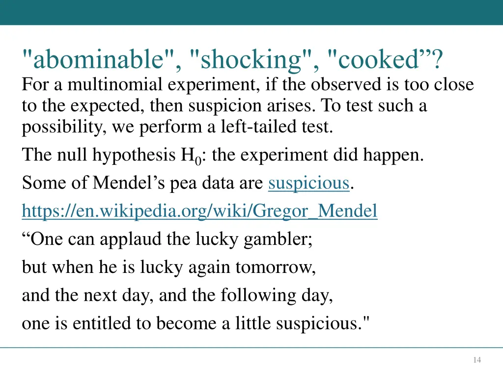 abominable shocking cooked for a multinomial