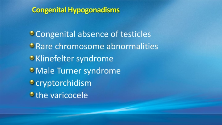 congenitalhypogonadisms