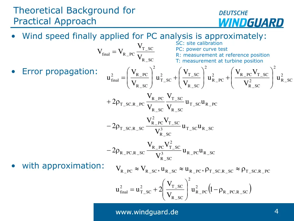 theoretical background for practical approach