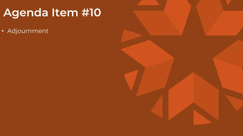 agenda item 10