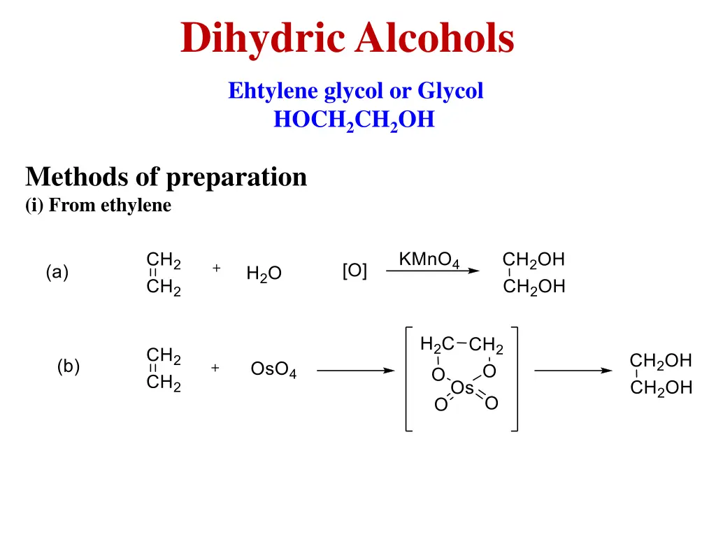 dihydric alcohols