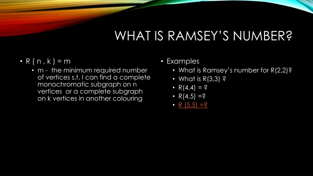 what is ramsey s number