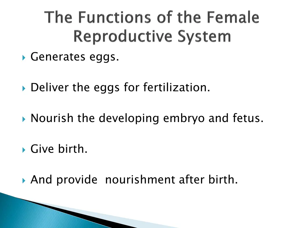 generates eggs