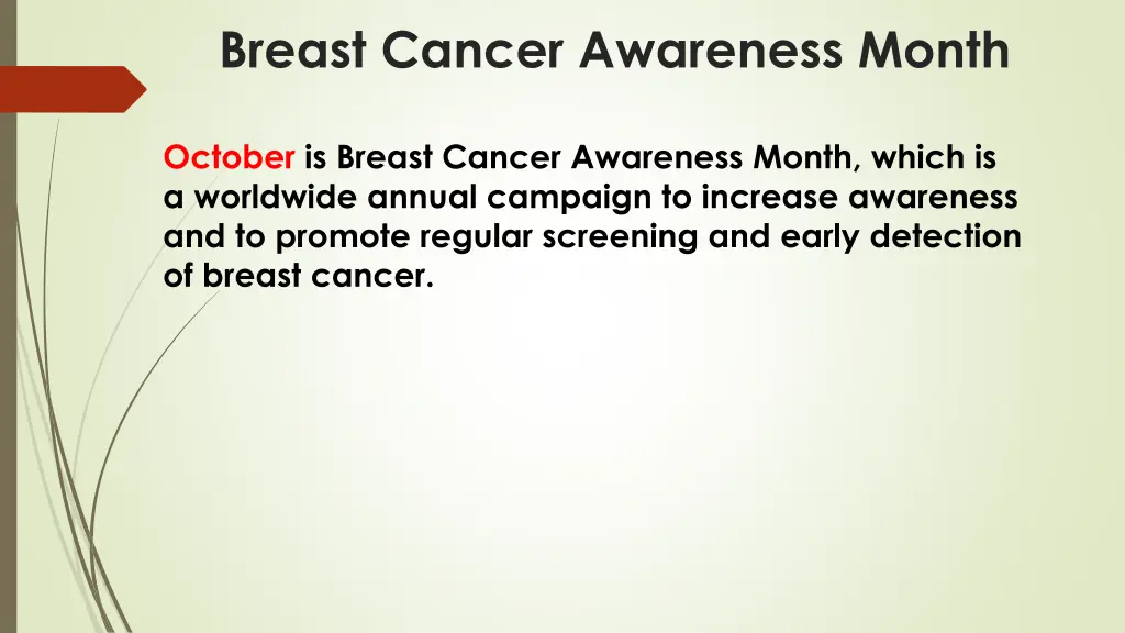 breast cancer awareness month