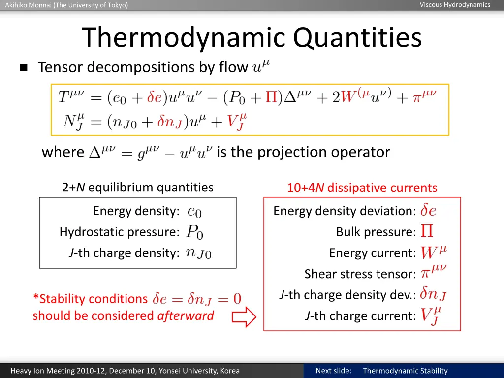 viscous hydrodynamics 12
