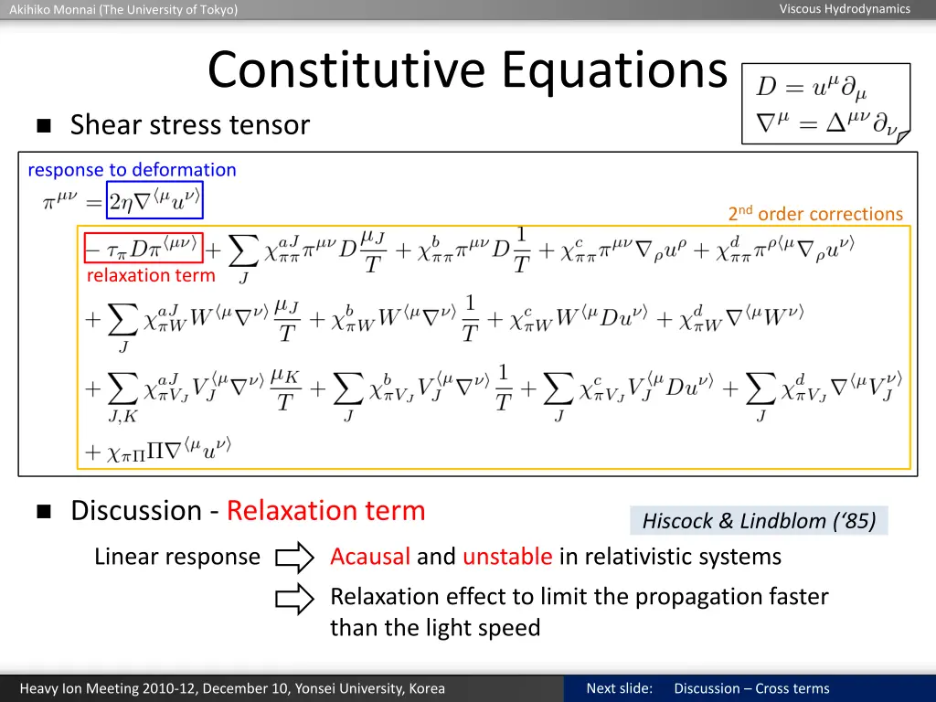 viscous hydrodynamics 19