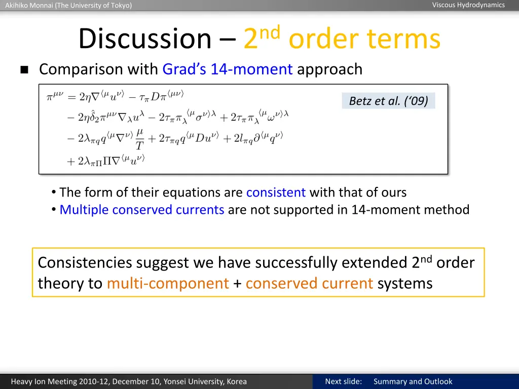viscous hydrodynamics 22