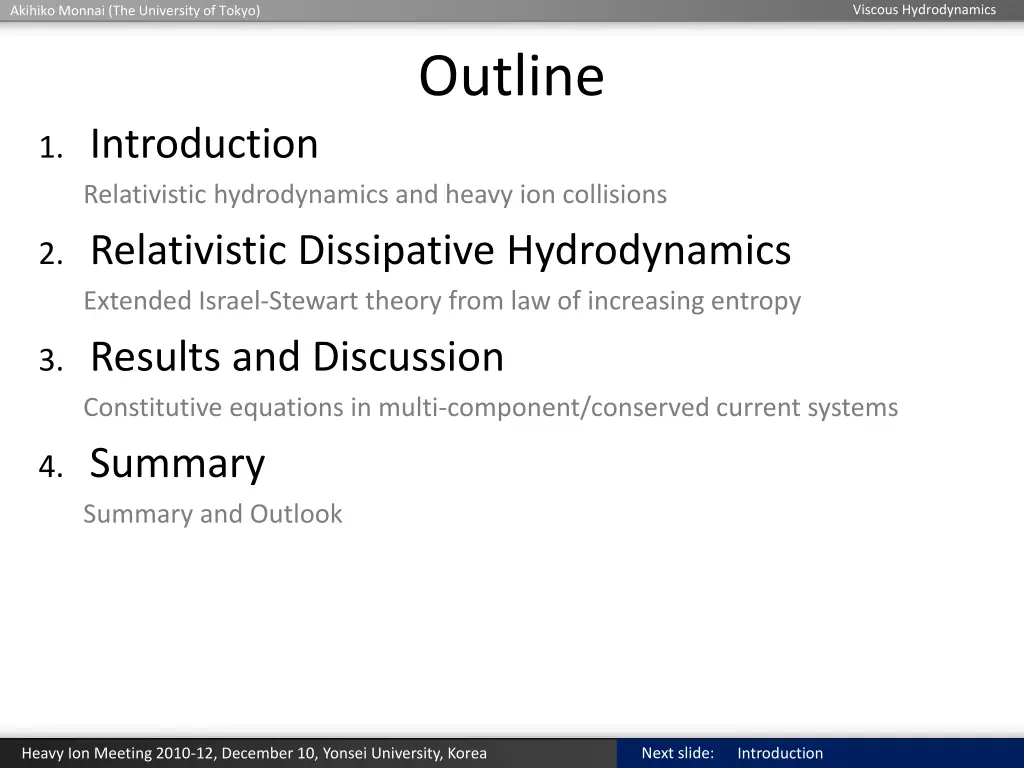 viscous hydrodynamics