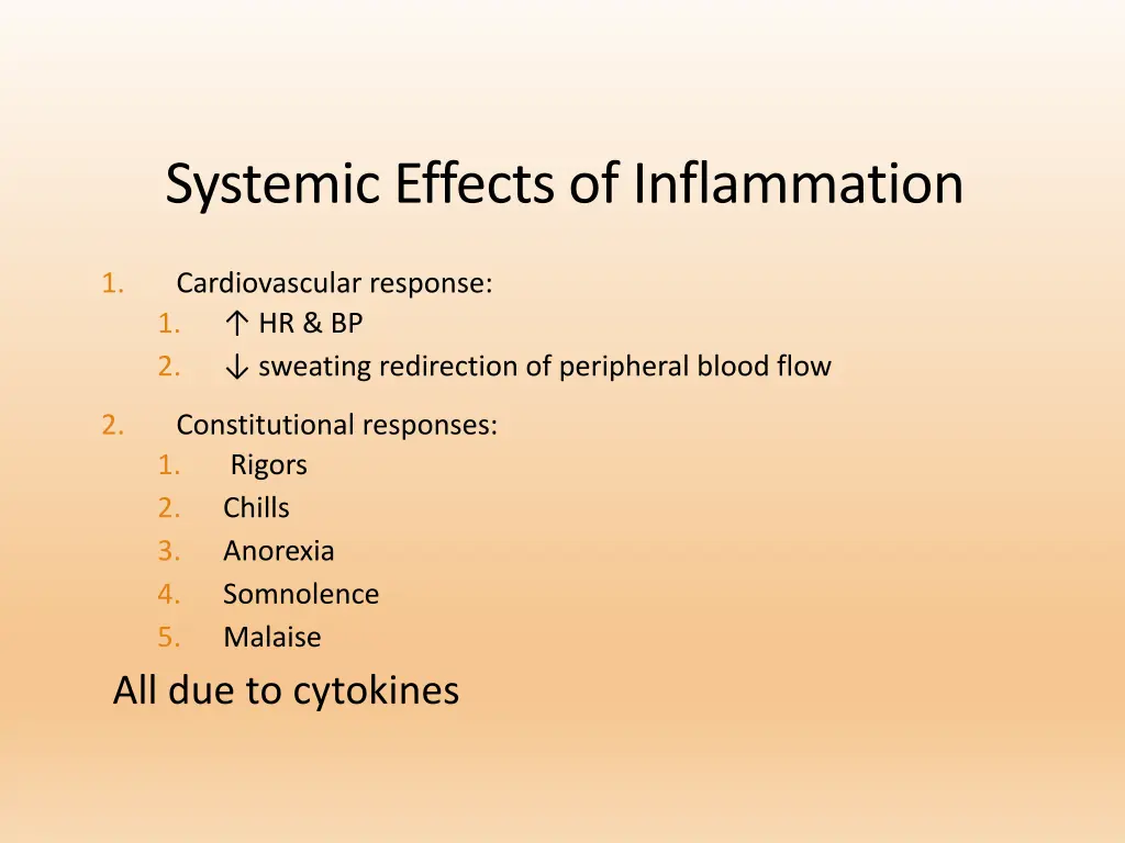 systemic effects of inflammation