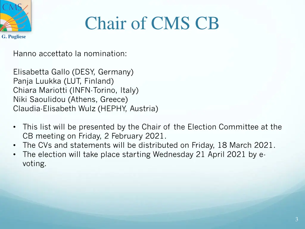 chair of cms cb