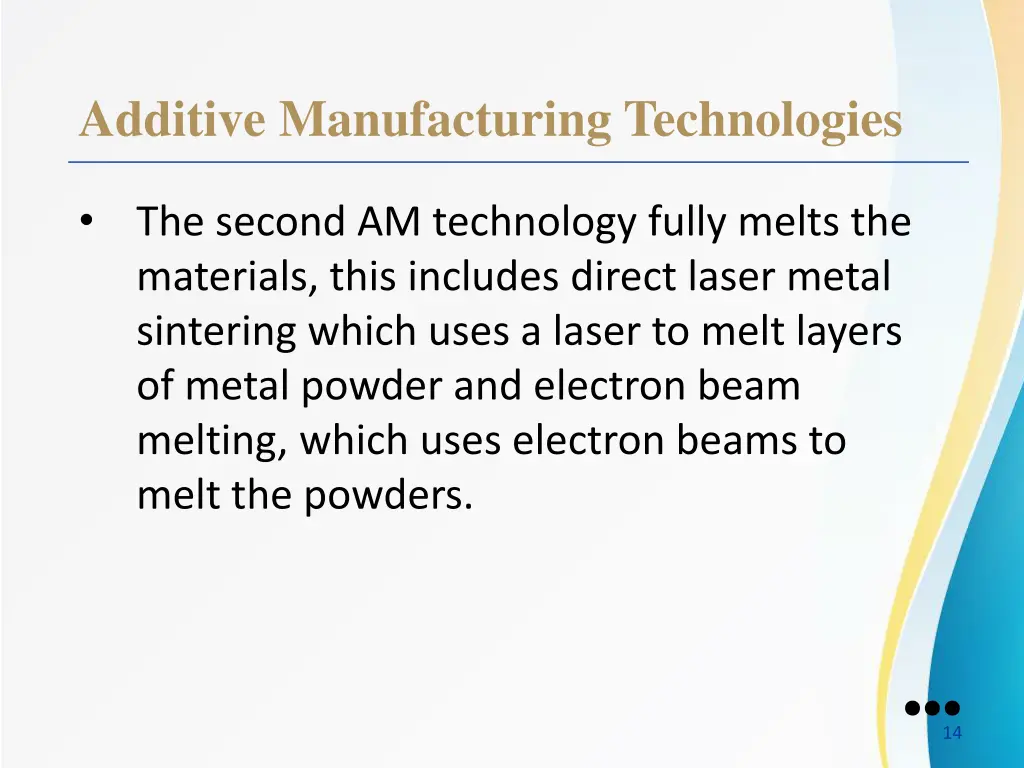 additive manufacturing technologies 1