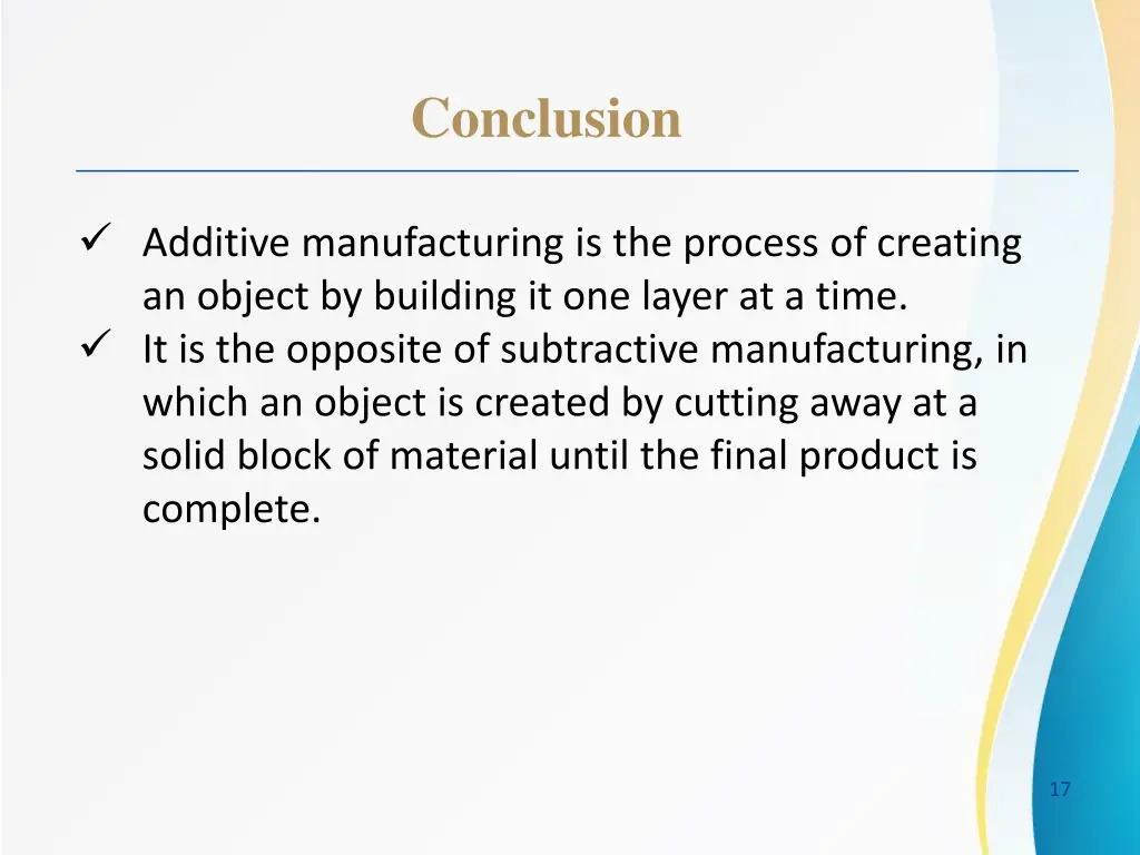 conclusion