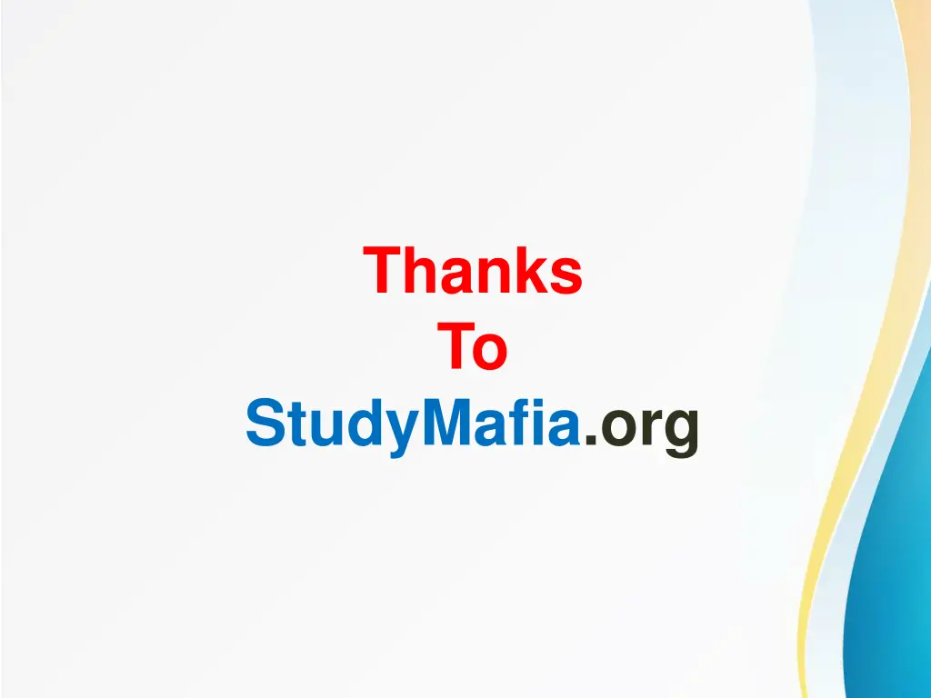 thanks to