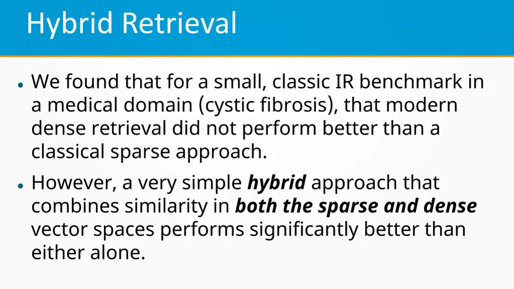 hybrid retrieval