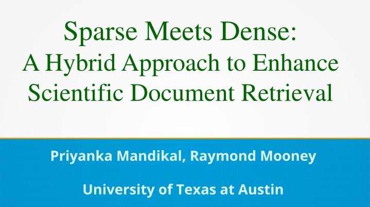 sparse meets dense a hybrid approach to enhance