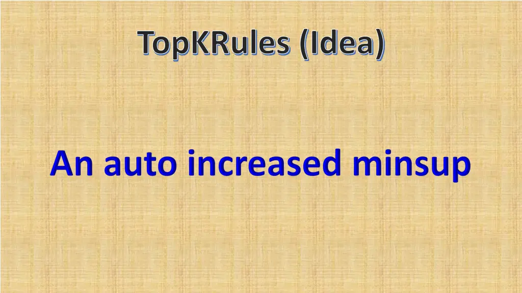 topkrules idea 1
