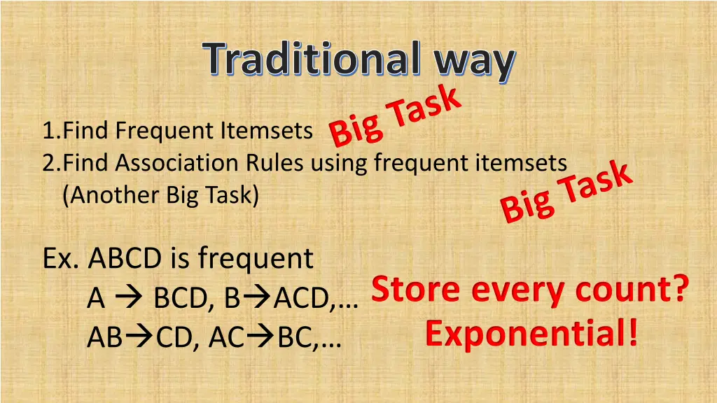 traditional way 1