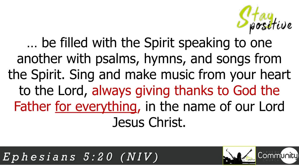 be filled with the spirit speaking to one another