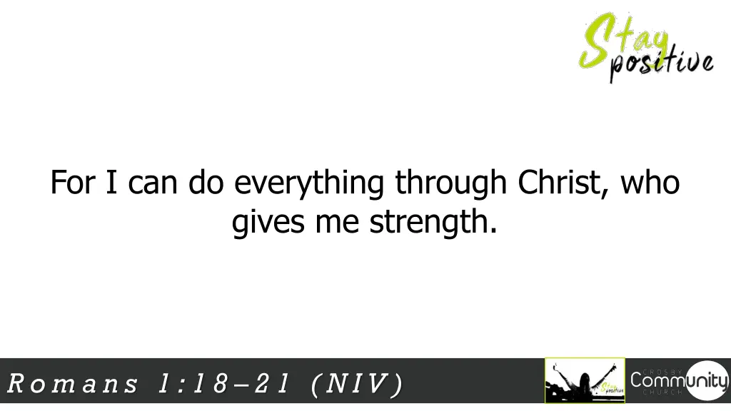 for i can do everything through christ who gives