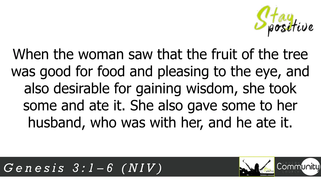 when the woman saw that the fruit of the tree