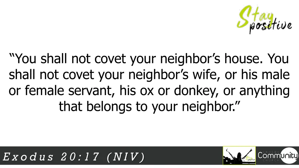 you shall not covet your neighbor s house