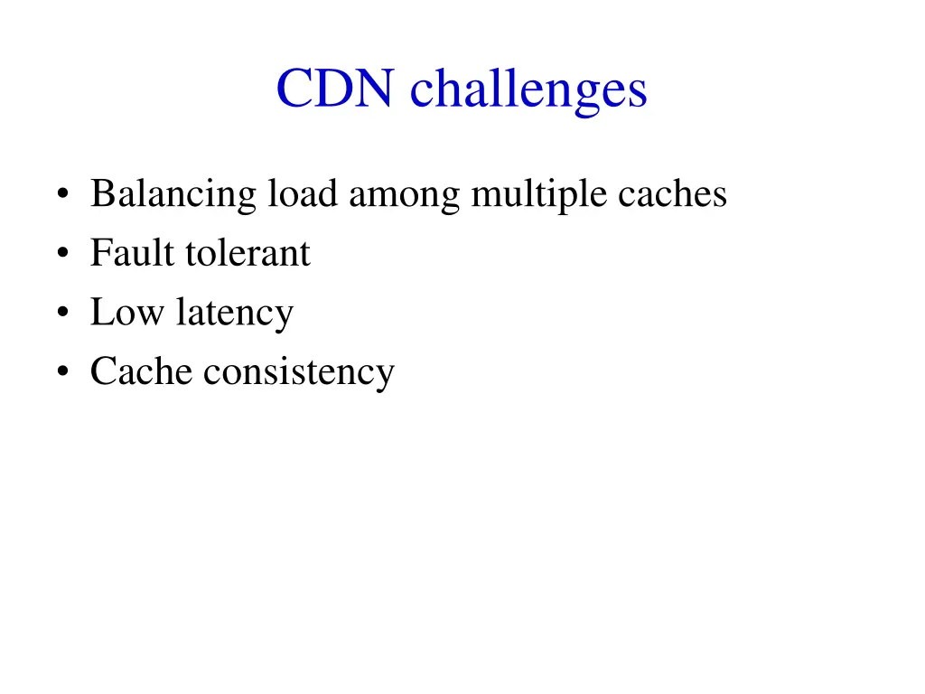 cdn challenges