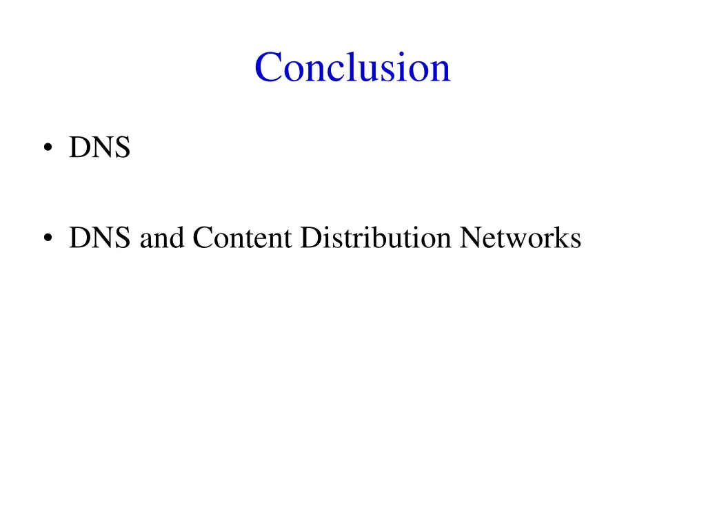 conclusion