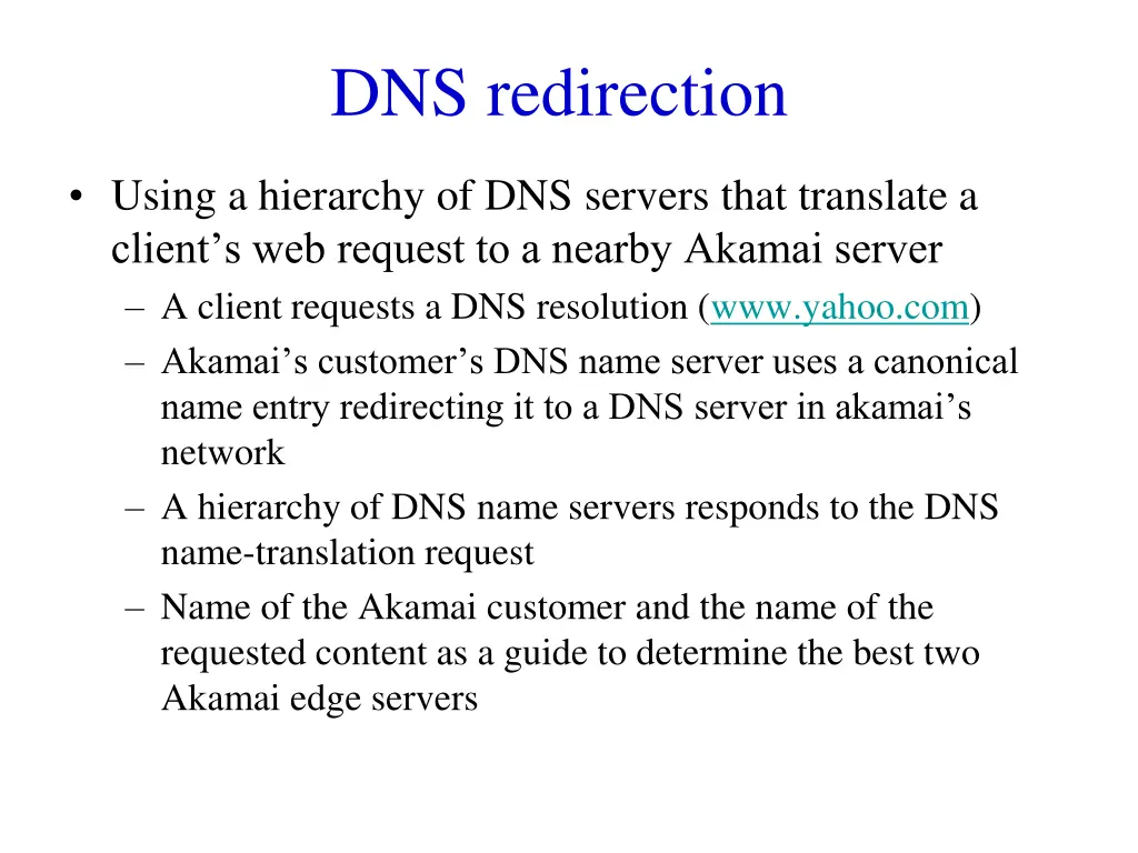dns redirection