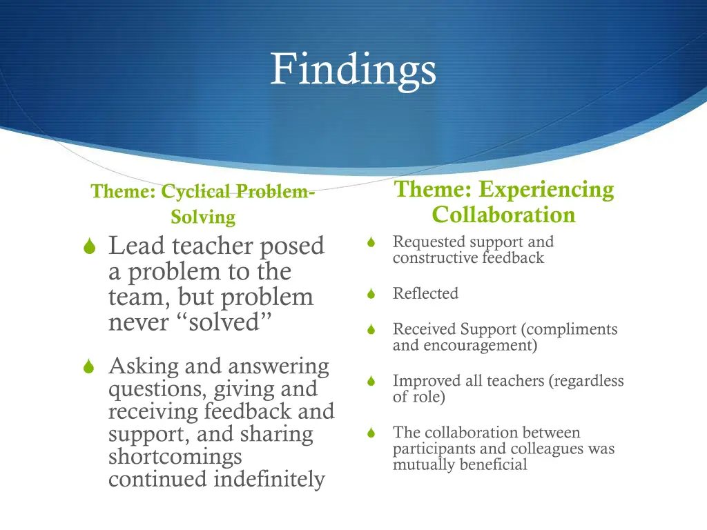 findings