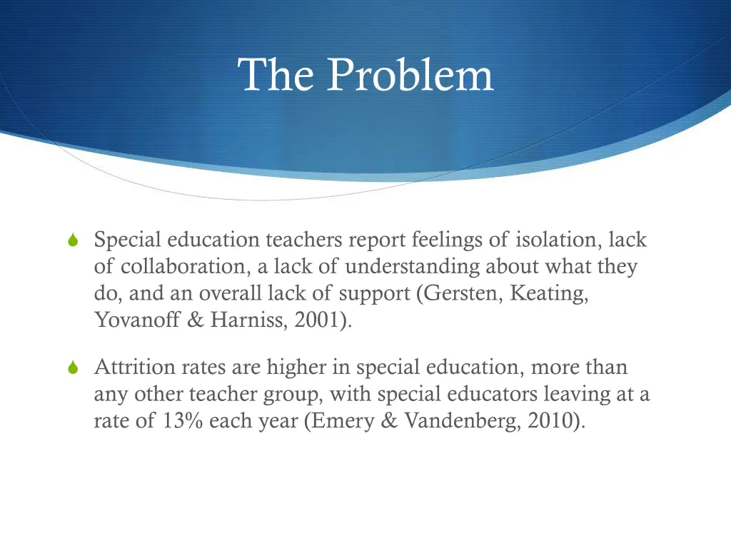 the problem