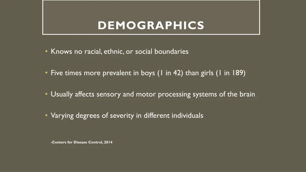 demographics