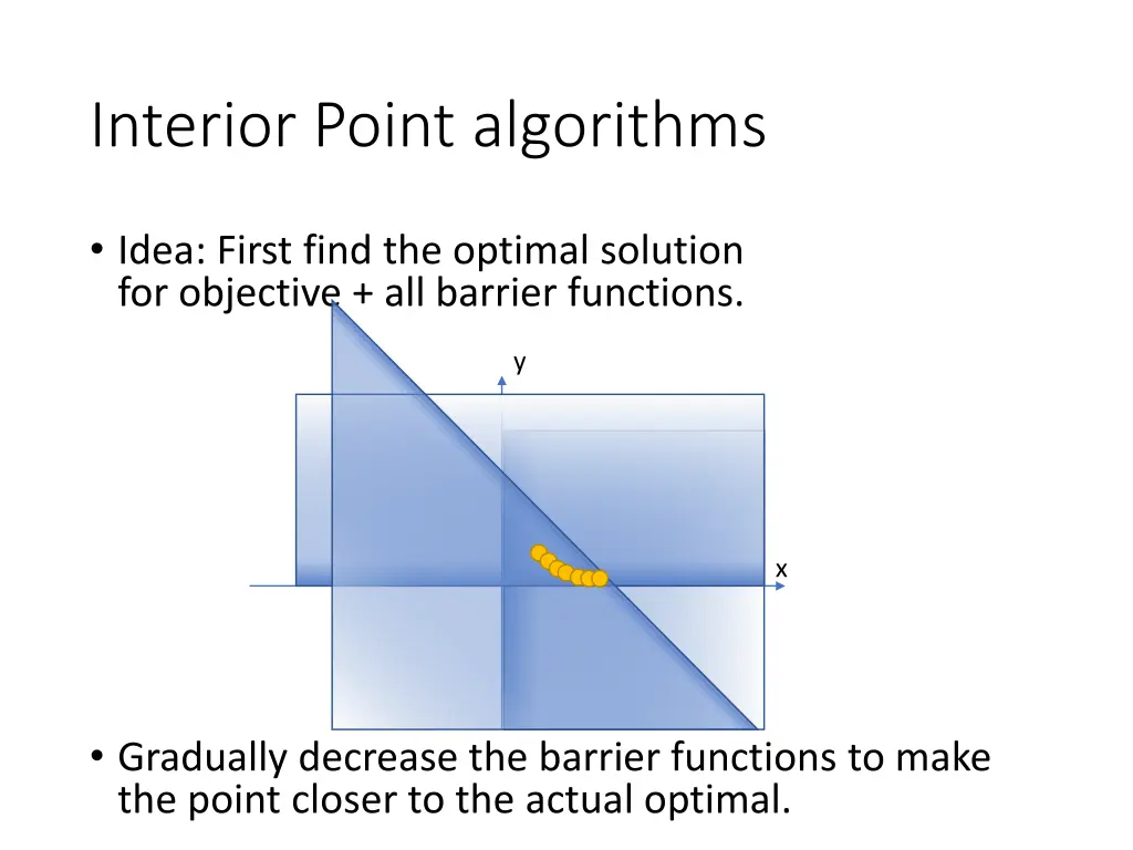 interior point algorithms 1