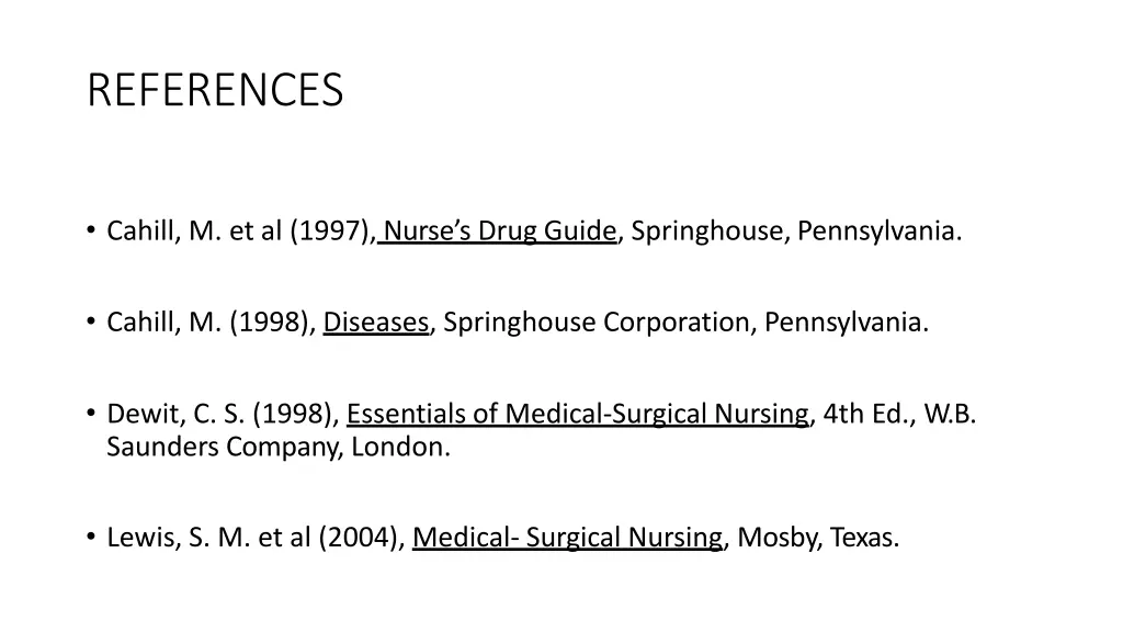 references