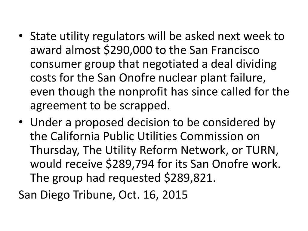 state utility regulators will be asked next week