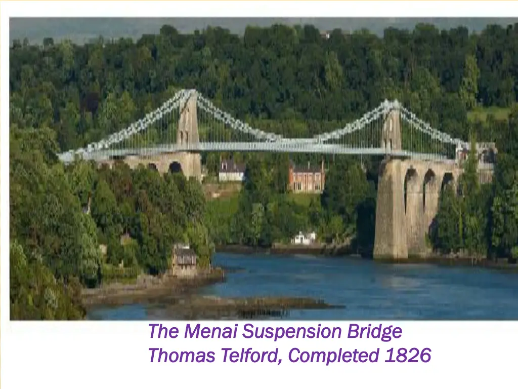 the the menai menai suspension bridge suspension