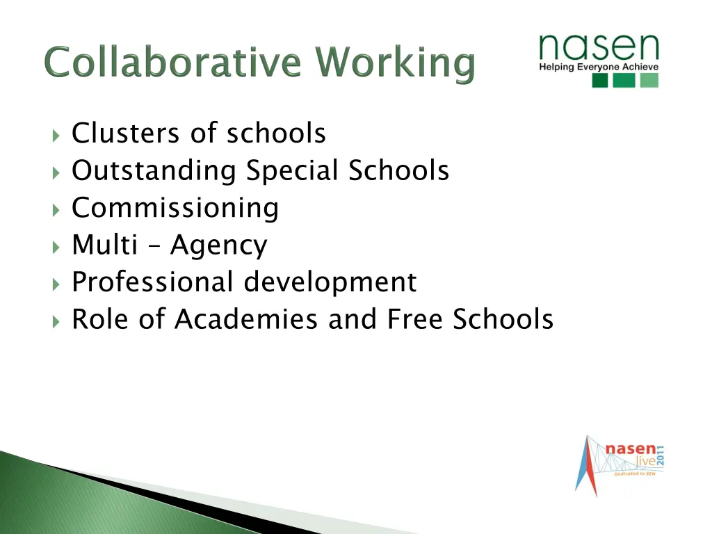 clusters of schools outstanding special schools