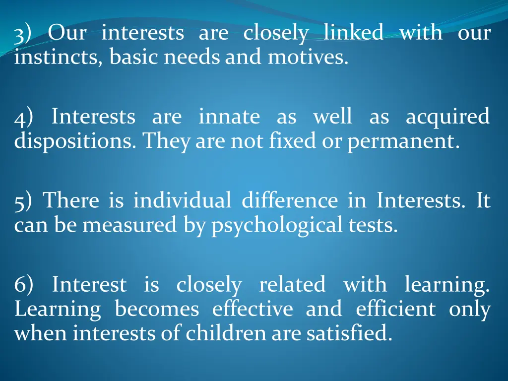 3 our interests are closely linked with