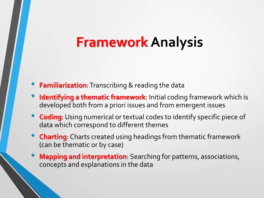 framework analysis