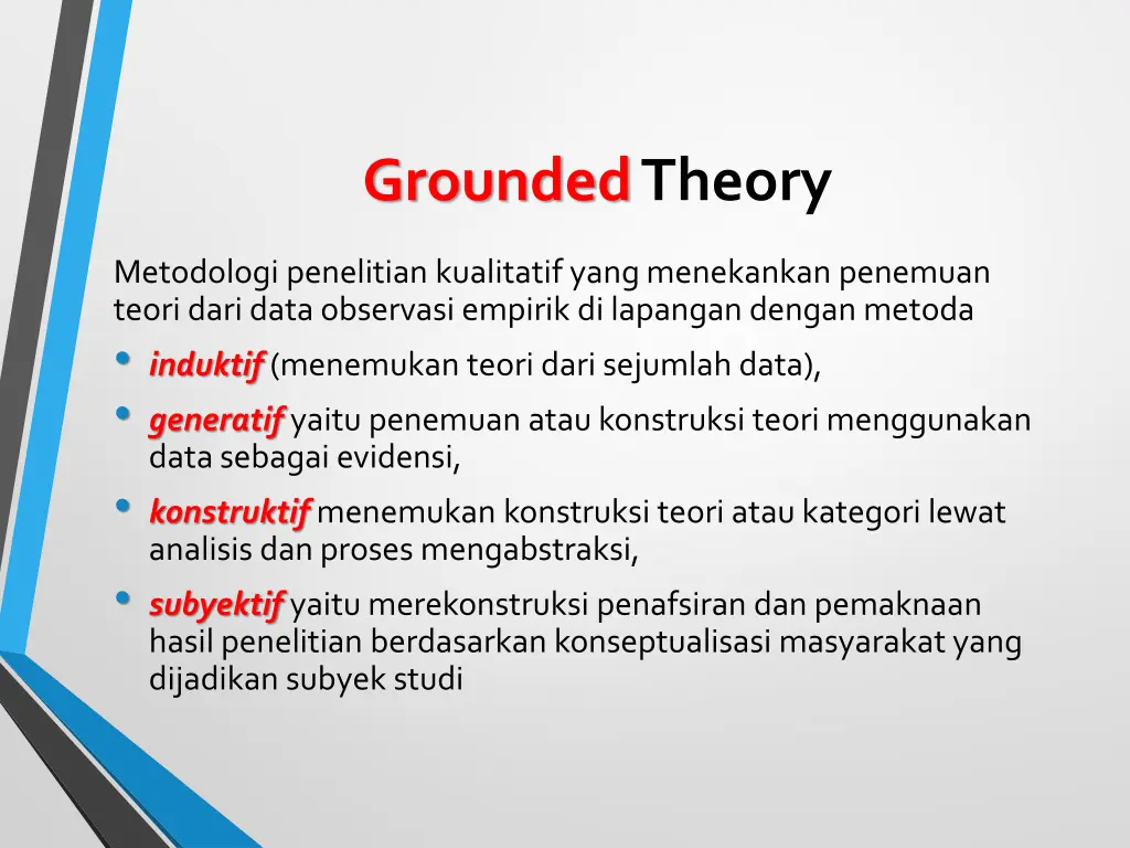 grounded theory 1