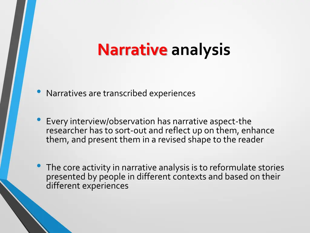 narrative analysis
