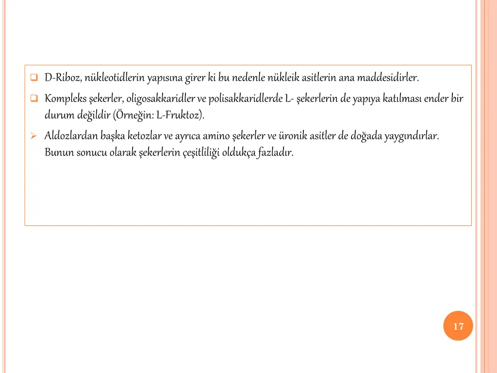 d riboz n kleotidlerin yap s na girer