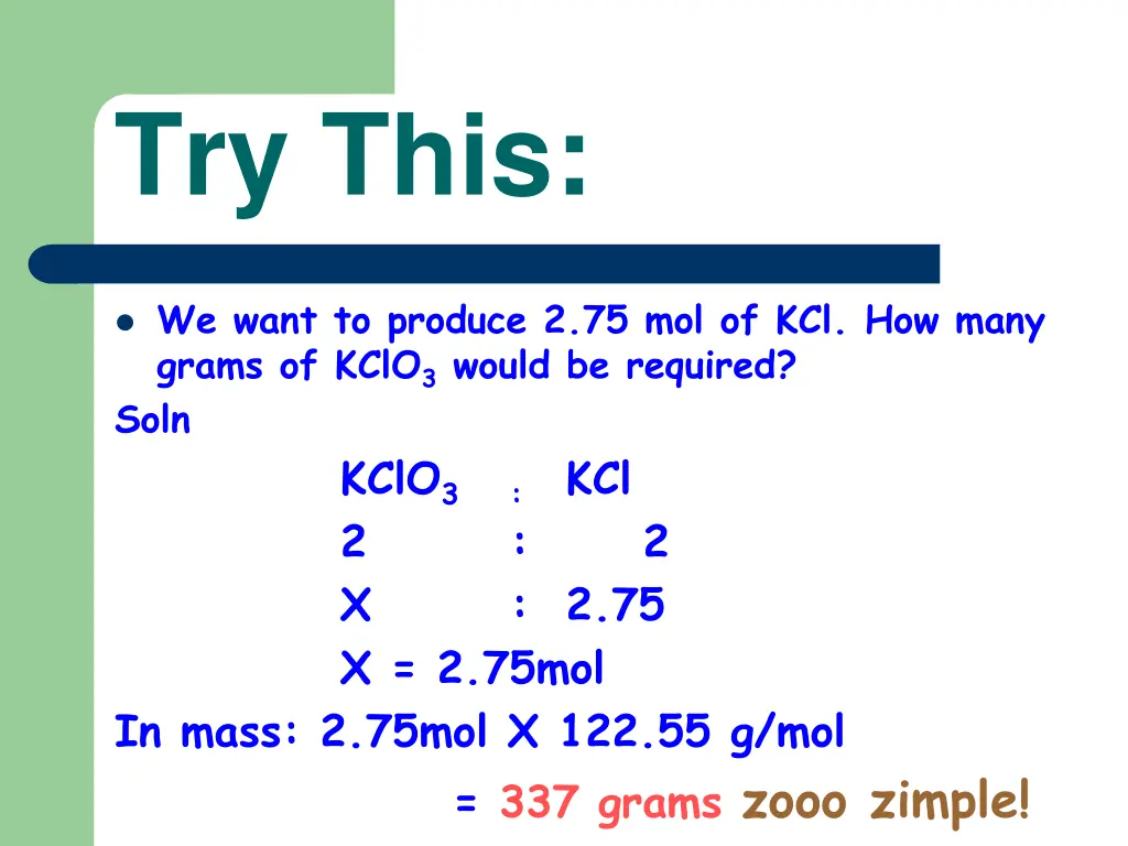 try this